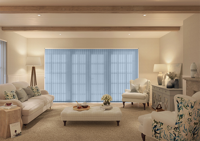 Roma, Horizon Blue - Vertical Blind - Image 9